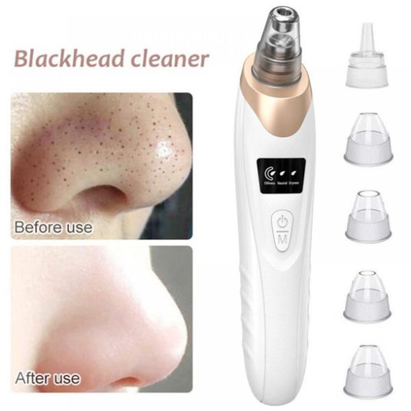 Face Vacuum Suction Blackhead Remover – Electric Deep Cleansing Tool for Nose & Face